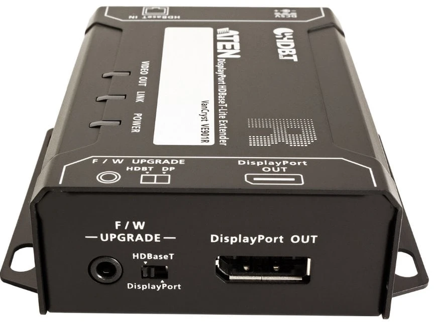 Aten | „DisplayPort HDBaseT-Lite“ plėstuvas, 4K@40m, HDBaseT B klasė | VE901