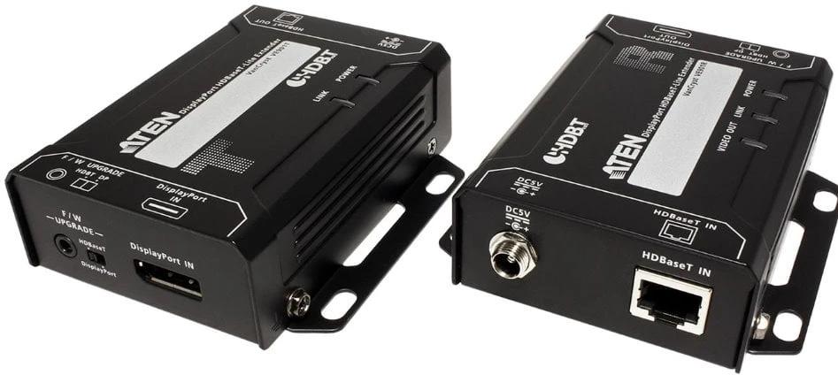 Aten | „DisplayPort HDBaseT-Lite“ plėstuvas, 4K@40m, HDBaseT B klasė | VE901