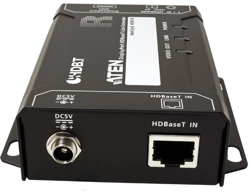 Aten | „DisplayPort HDBaseT-Lite“ plėstuvas, 4K@40m, HDBaseT B klasė | VE901