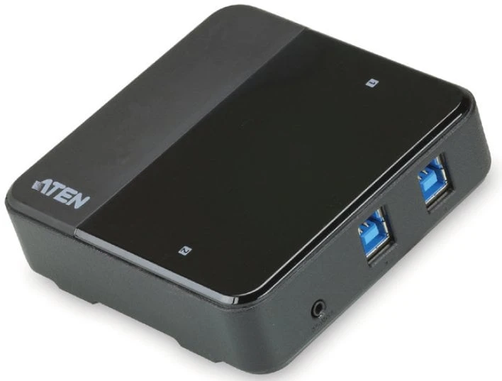 Šakotuvas Aten 2 prievadų USB 3.1 Gen1 periferinio bendrinimo įrenginys | Aten | 2 x 4 USB 3.1 Gen1 periferinių įrenginių bendrinimo jungiklis