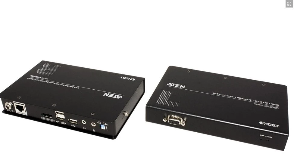 Aten CE920 USB DisplayPort HDBaseT2.0 KVM ilgintuvas, 4K@100m be Ethernet prievado | Aten | KVM ilgintuvai | CE920 USB DisplayPort HDBaseT2.0