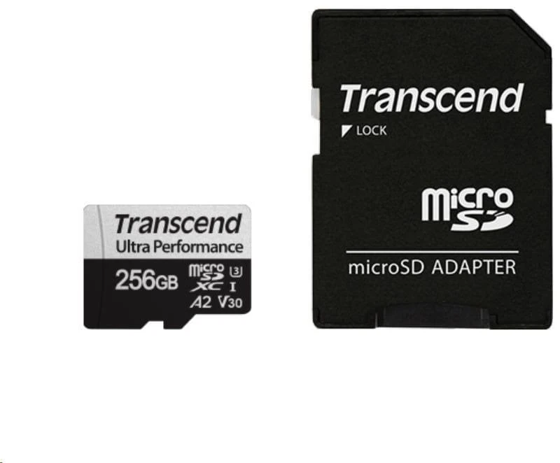 Atminties kortelė TRANSCEND 128GB Micro SD su adapteriu UHS-I U3 A2