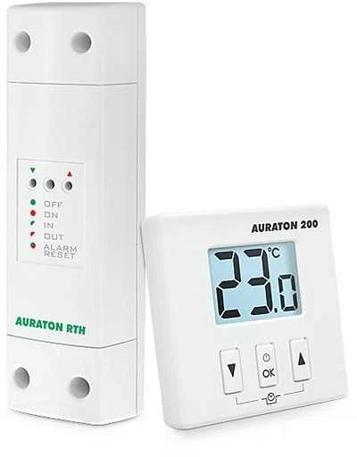 AURATON Aquila SET (AURATON 200 RT) belaidis termoreguliatorius su šildymo prietaiso valdikliu (komplektas)