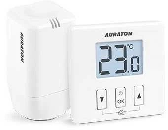 AURATON Apus SET (AURATON 200 RTA) belaidis termoreguliatorius su elektronine radiatoriaus vožtuvo galva (komplektas)