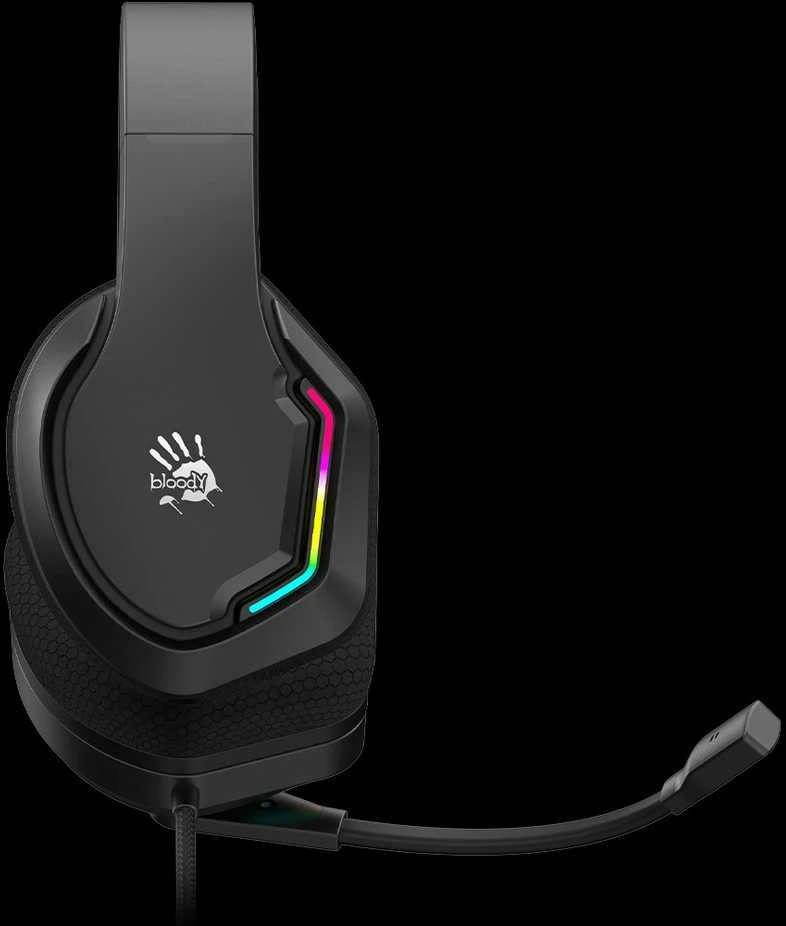 A4tech Bloody G260, žaidimų ausinės su apšvietimu, USB