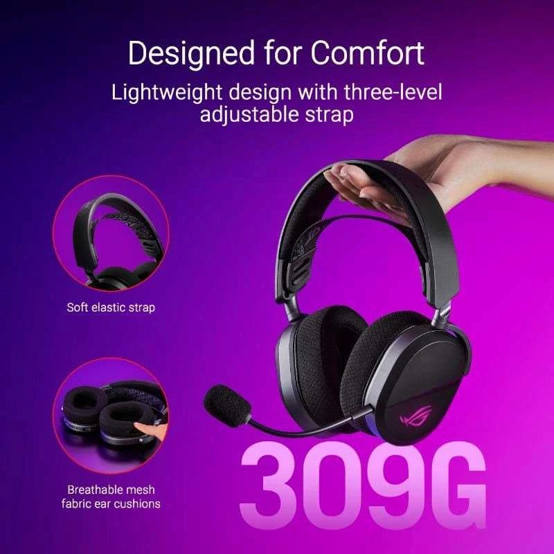 Asus ROG PELTA ausinės su reguliuojamu dirželiu