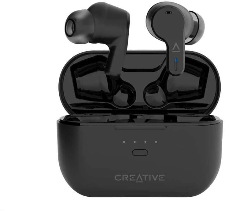 Creative ausinės belaidės Zen Air Pro juodos spalvos Bluetooth LE Audio ANC