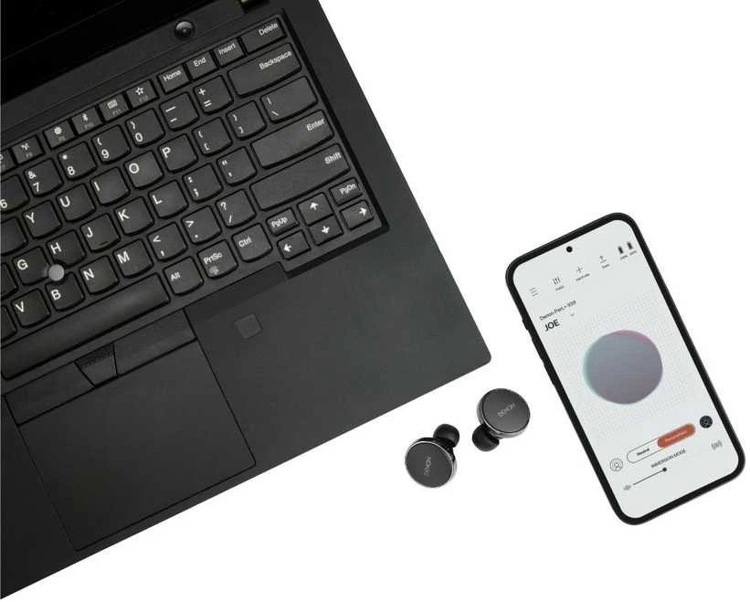 Ausinės Denon PerL Pro True Belaidės vastamelunappikuulokkeet, musta