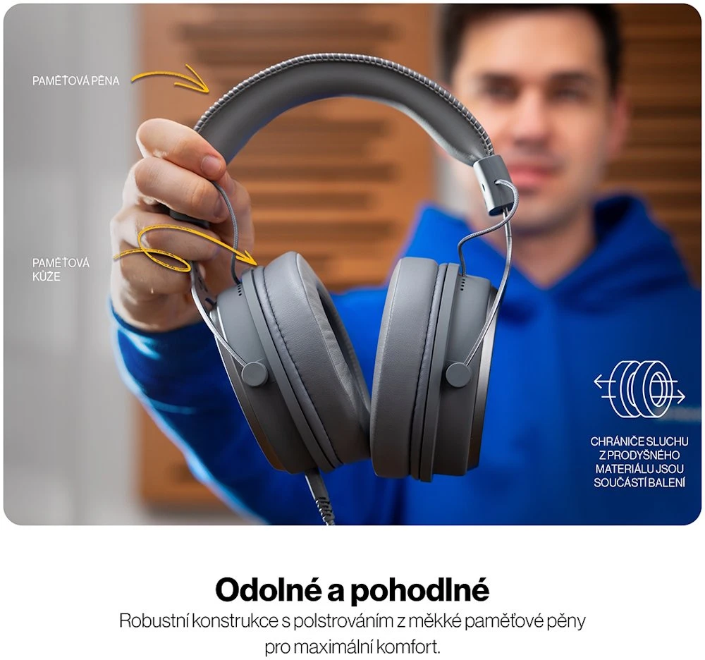 Ausinės ENDORFY VIRO Plus USB Alt pilka