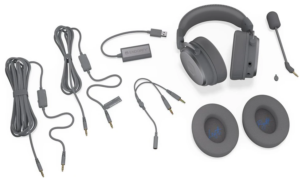 Ausinės ENDORFY VIRO Plus USB Alt pilka
