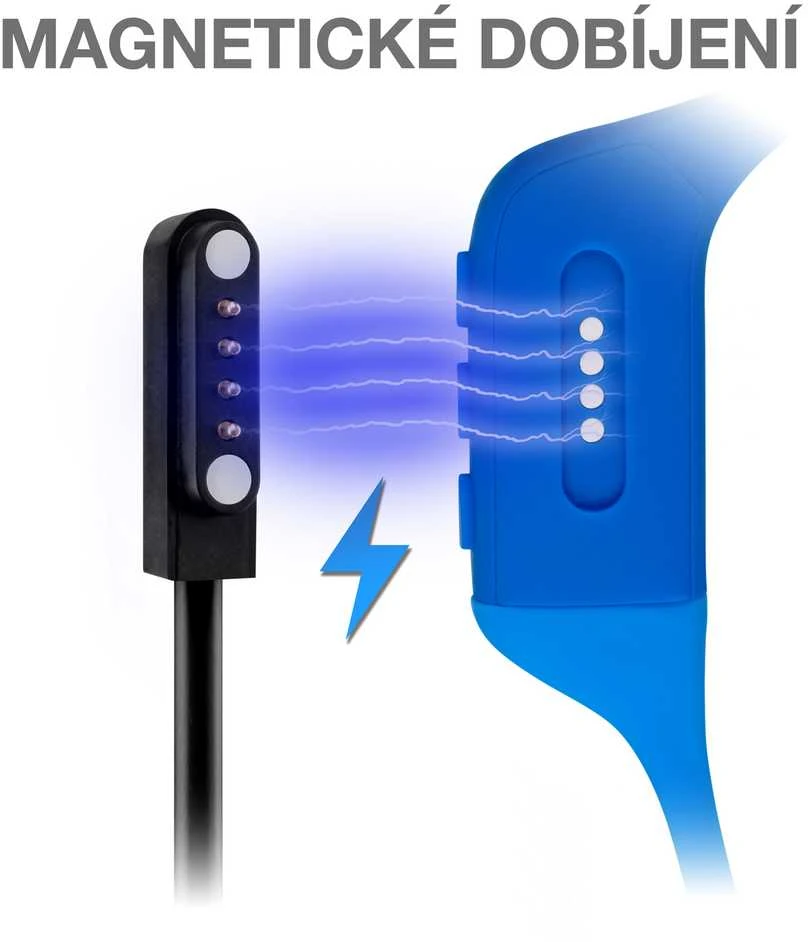 Ausinės Evolveo bezprzewodowa ausinės BoneMax MP3 32GB na kości policzkowej IPX8 mėlyna