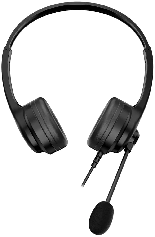 Genius HS-235U AI ausinės su mikrofonu, przewodowa, juoda
