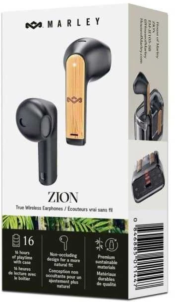 Ausinės House of Marley Zion Signature Juodas