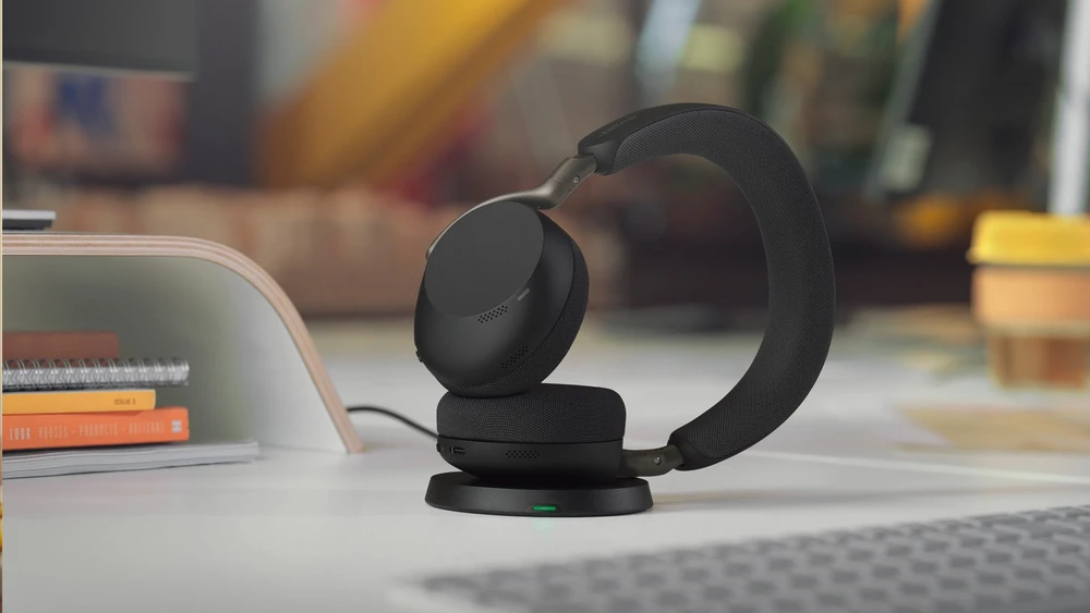 Ausinės JABRA Evolve3 75, MS, Link390c, Juodas, WLC Chrg