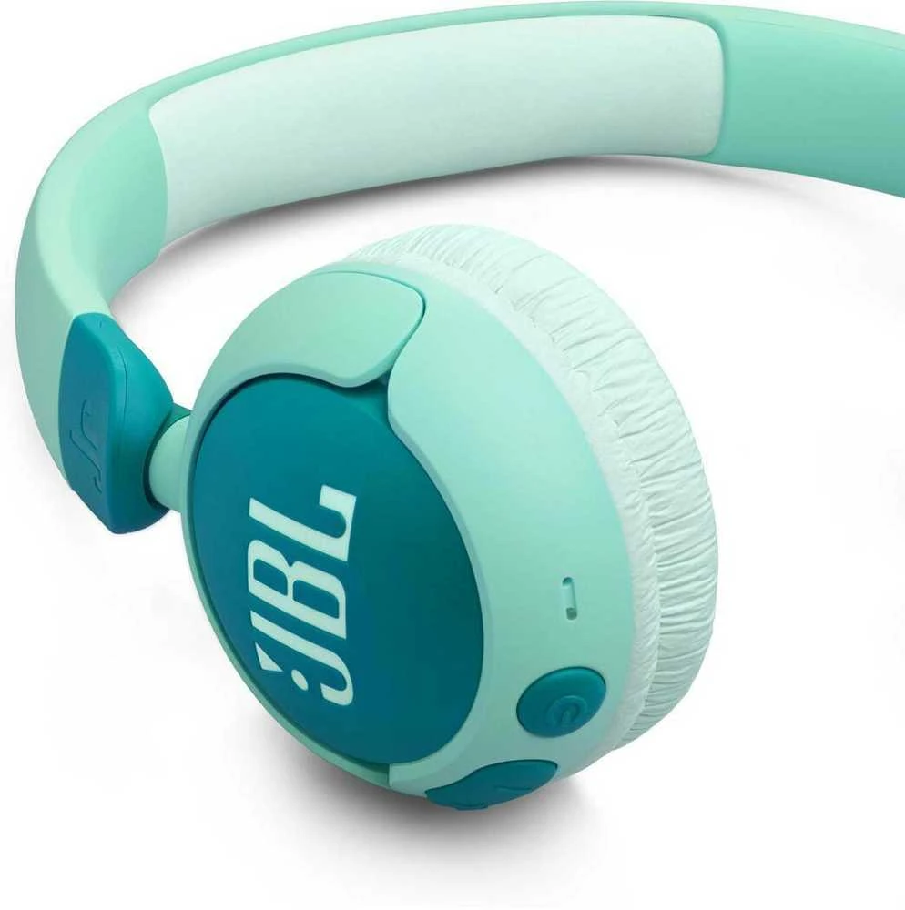 Belaidės ausinės vaikams JBL Junior 320BT, Žalsvos spalvos