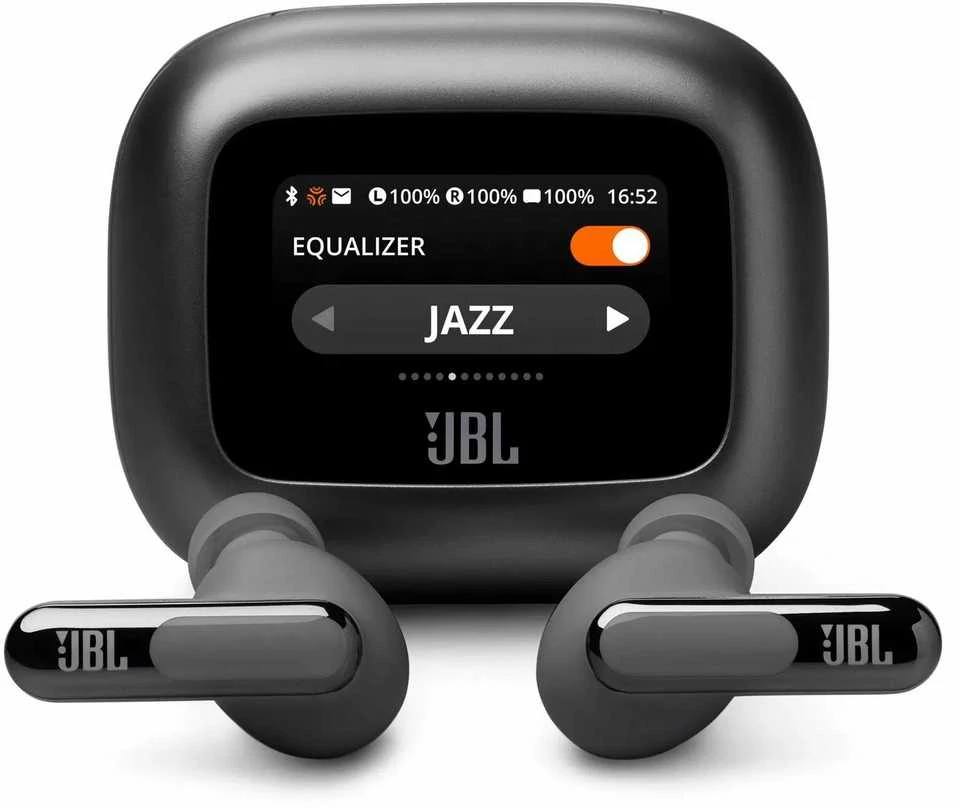 JBL Live Beam 3 TWS ausinės, Juodos