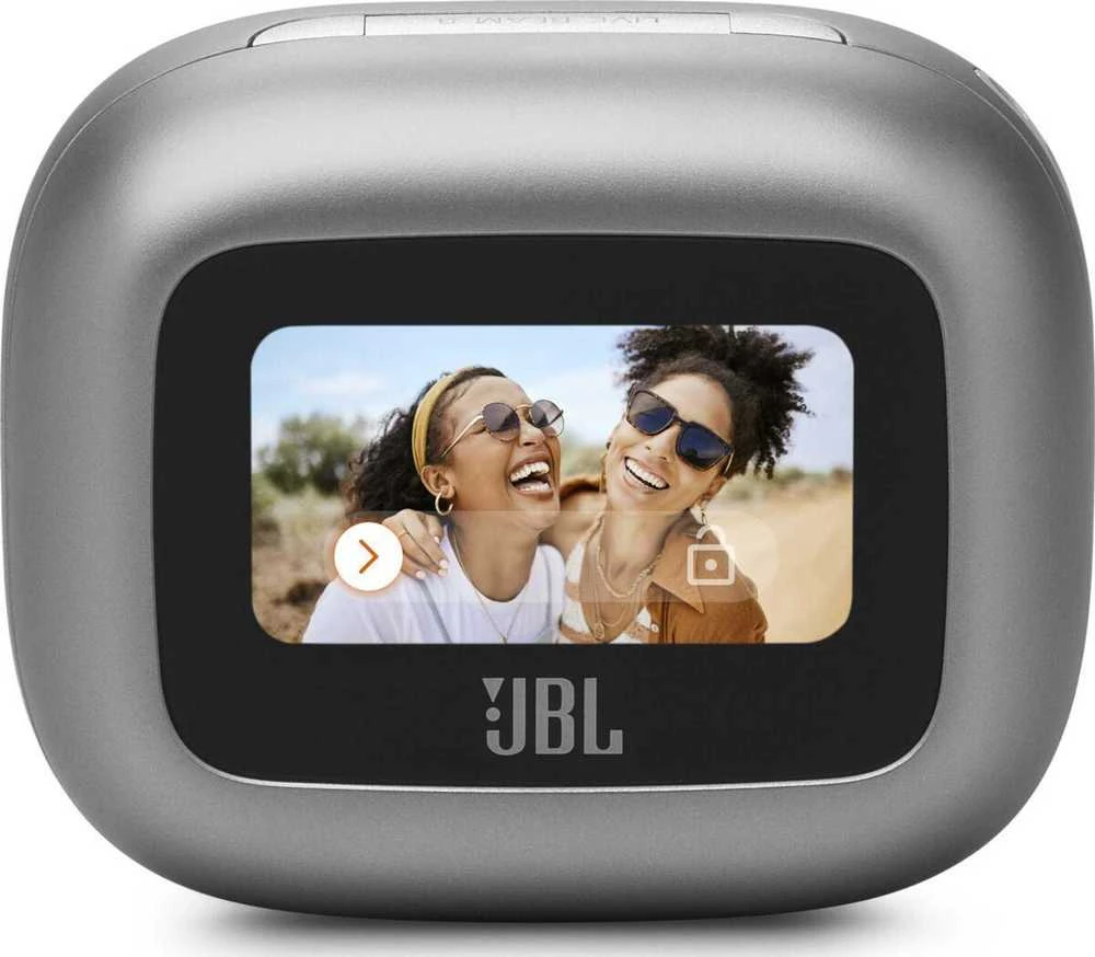 JBL Live Beam 3 TWS ausinės, Sidabrinės