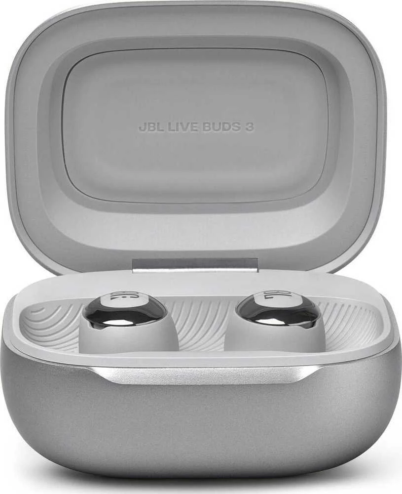 JBL Live Buds 3 TWS ausinės, Sidabrinės
