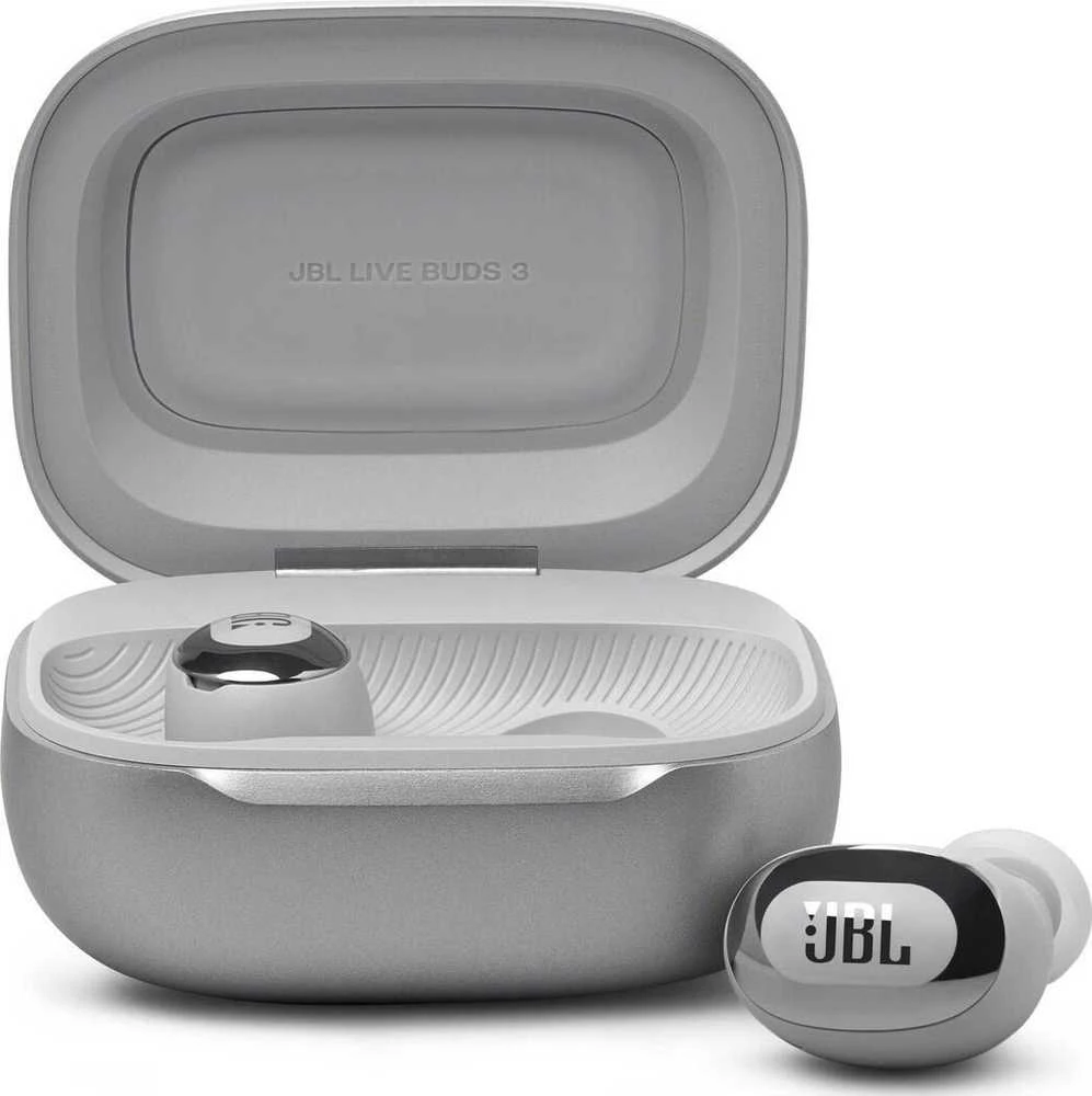 JBL Live Buds 3 TWS ausinės, Sidabrinės