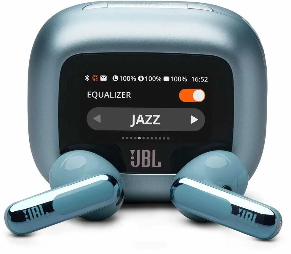 JBL Live Flex 3 TWS ausinės, Mėlynos