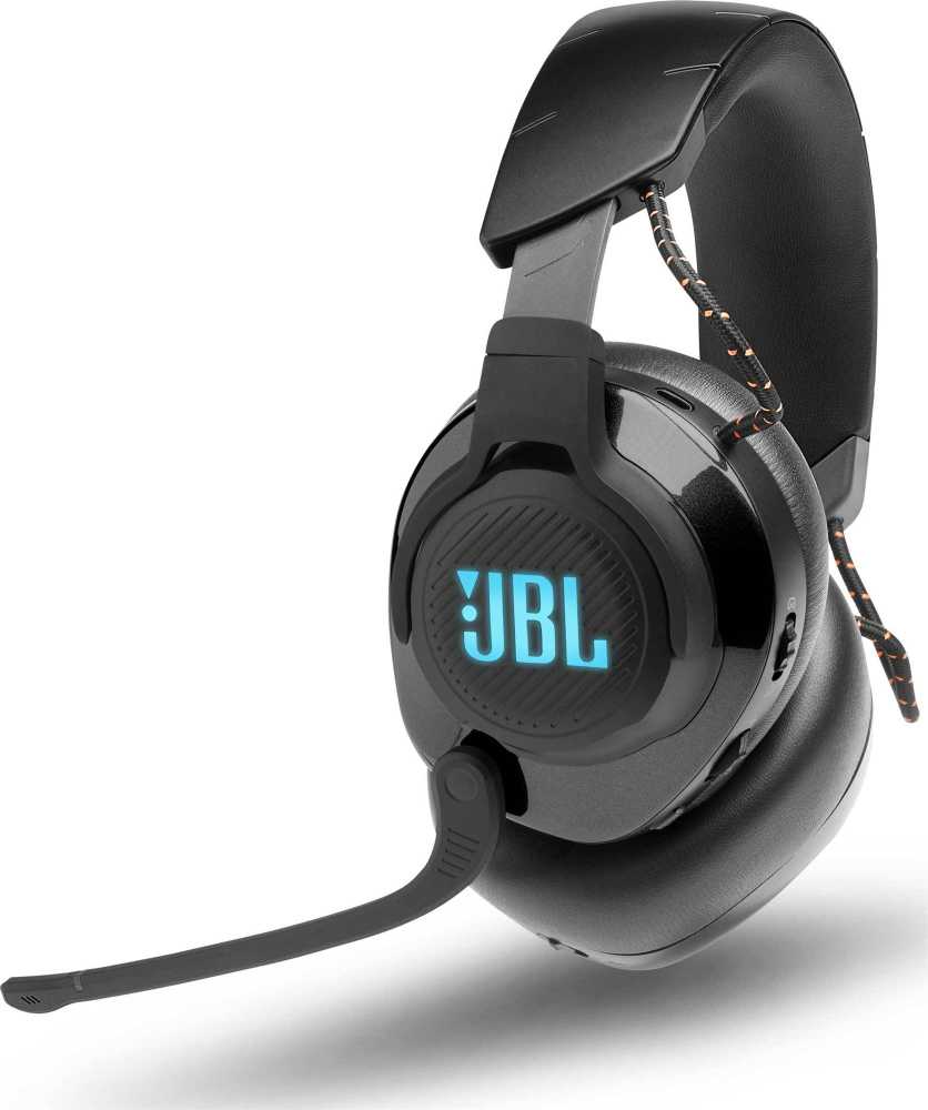 JBL Quantum 610 belaidės žaidimų ausinės, Juodos spalvos