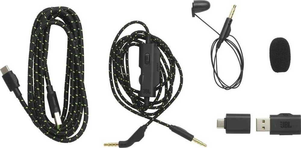 JBL Quantum 910X belaidės žaidimų ausinės, skirtos Xbox, Juodai žalios spalvos
