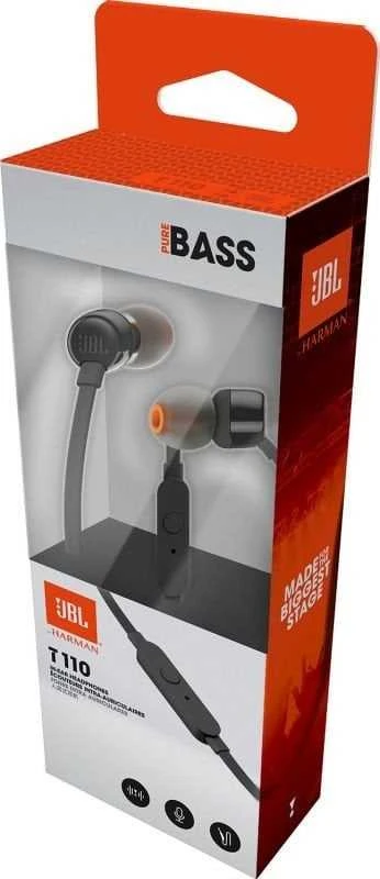 „JBL T110“ juodos ausinės