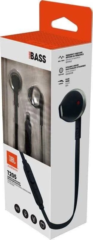 Ausinės JBL T205 Juodas - In Ear-Kopfhrer su mikrofonu