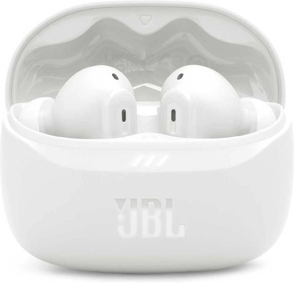 AUSINĖS BELAIDĖS JBL TUNE BEAM 2 BALTOS
