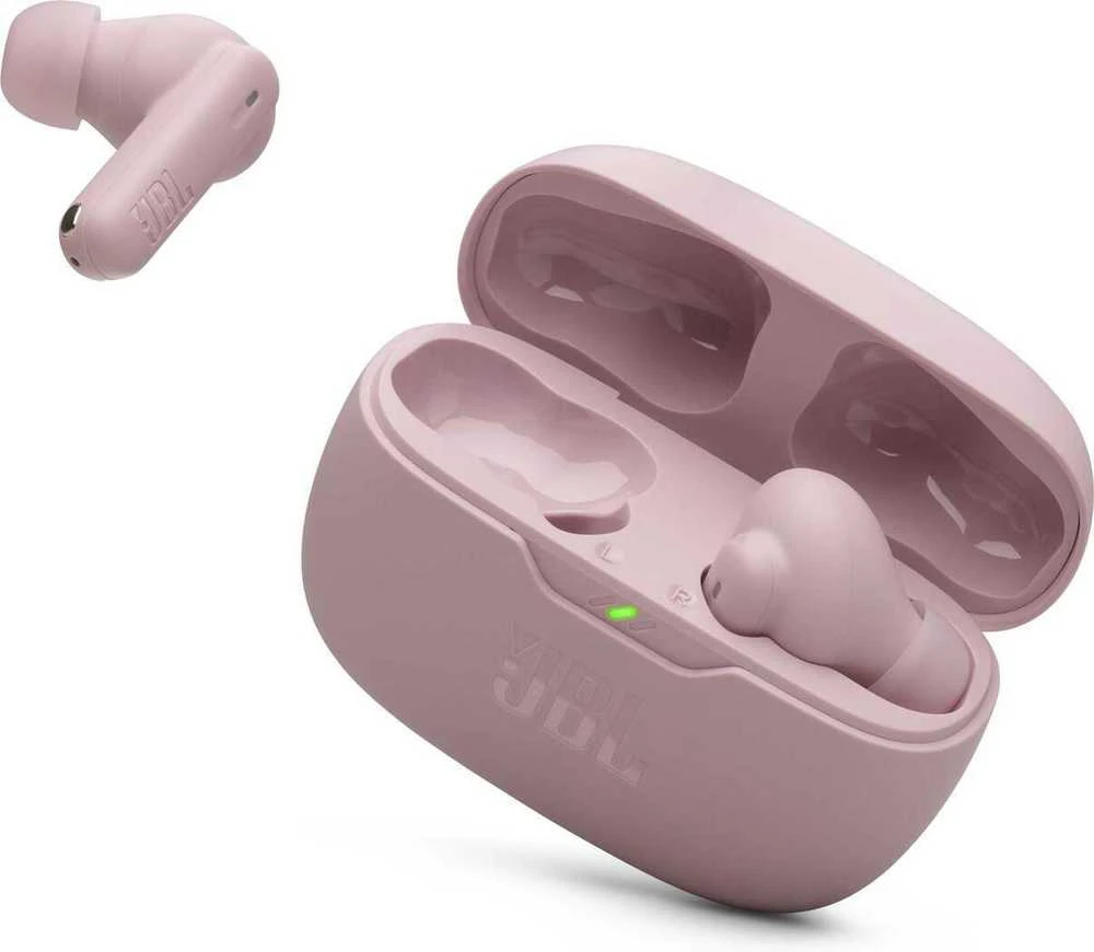 JBL Wave Beam2 TWS belaidės ausinės, Rožinės spalvos