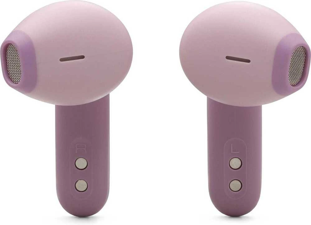 Ausinės JBL Wave Flex 2 Stereo TWS bezvadu į ausis įkišamos austiņas ar mikrofona un uzlādes korpusu rozā