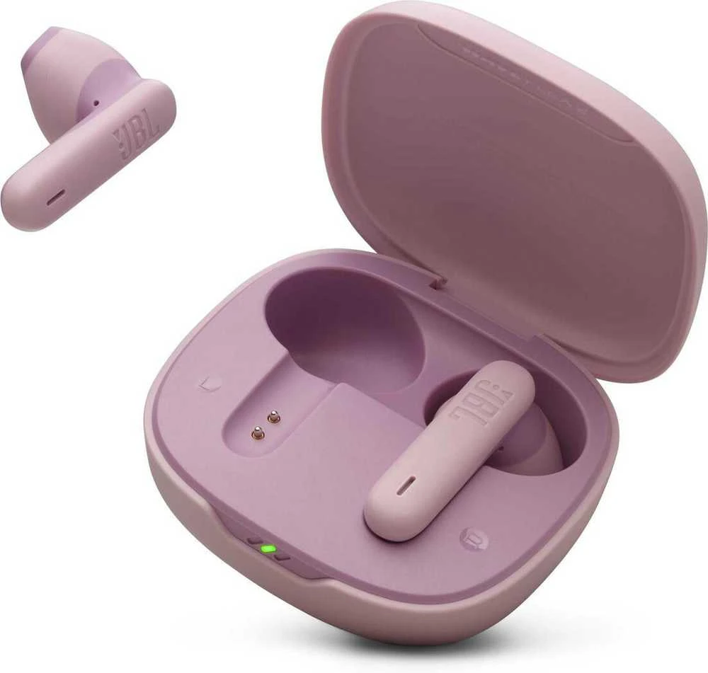 Ausinės JBL Wave Flex 2 Stereo TWS bezvadu į ausis įkišamos austiņas ar mikrofona un uzlādes korpusu rozā