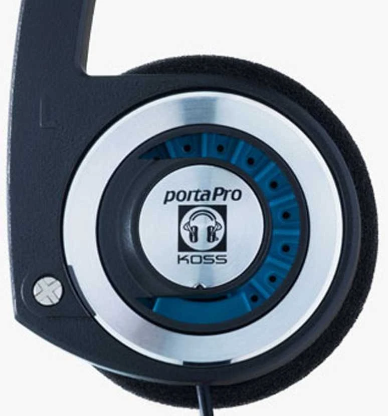 Koss Corporation Koss Ausinės PORTA PRO MIC/REMOT su lankeliu ant galvos/Ant ausų uždedamos, 3.5mm (1/8 inch), Mikrofonas, Juodas/Sidabrinis,