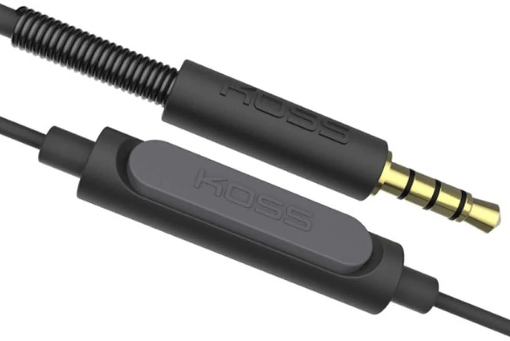 Koss Corporation Koss Ausinės PORTA PRO MIC/REMOT su lankeliu ant galvos/Ant ausų uždedamos, 3.5mm (1/8 inch), Mikrofonas, Juodas/Sidabrinis,
