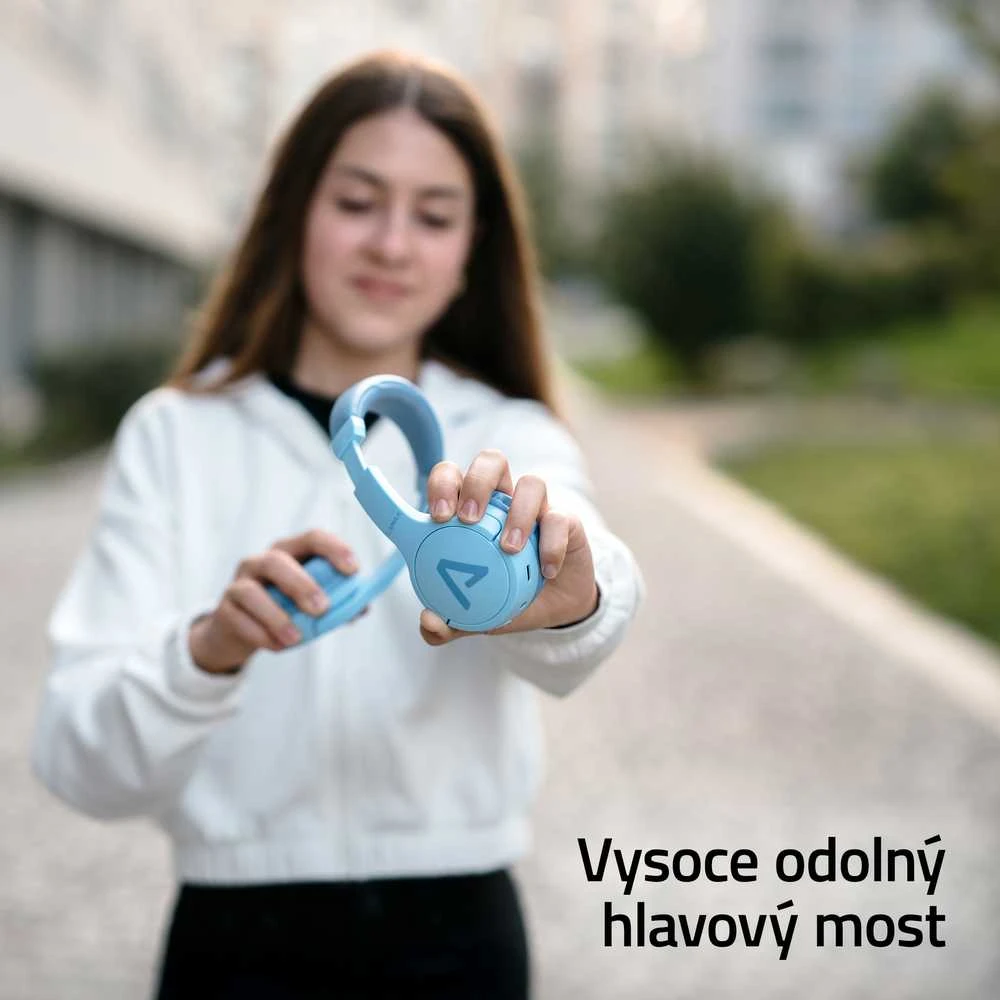 Ausinės LAMAX BaseKid1 mėlynas