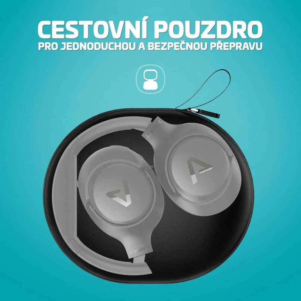 LAMAX NoiseComfort2 ANC belaidės ausinės