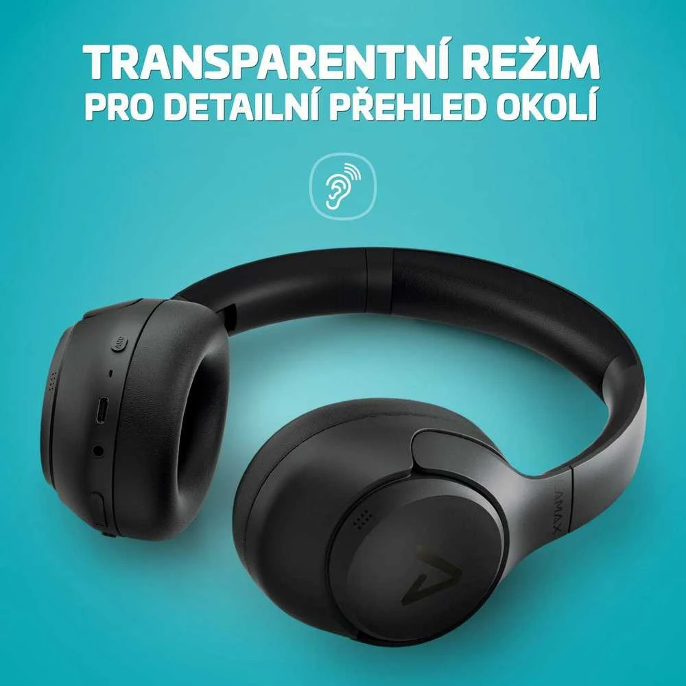 LAMAX NoiseComfort2 ANC belaidės ausinės