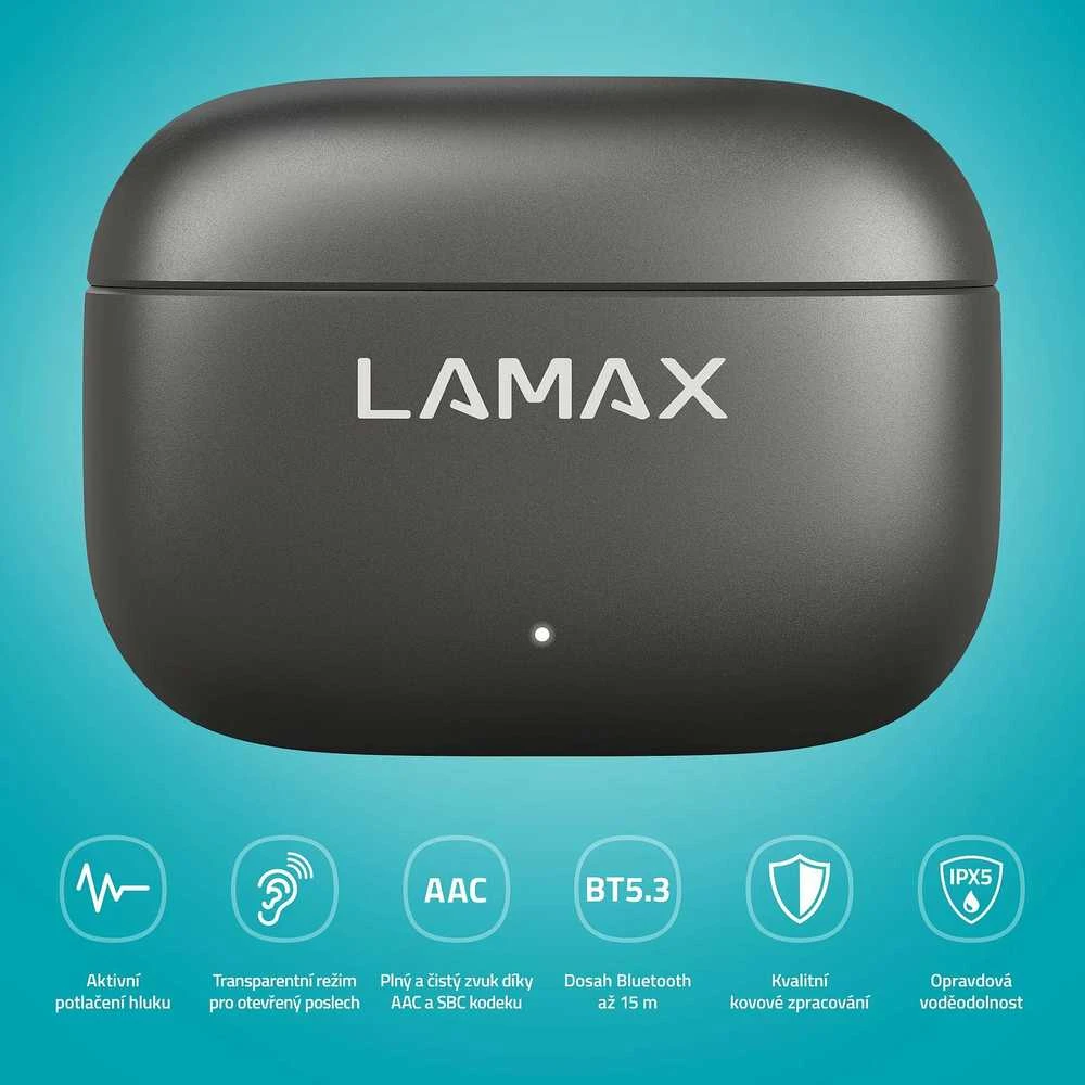 Ausinės LAMAX SteelClips1 ANC