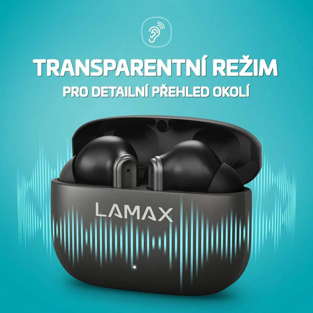 Ausinės LAMAX SteelClips1 ANC