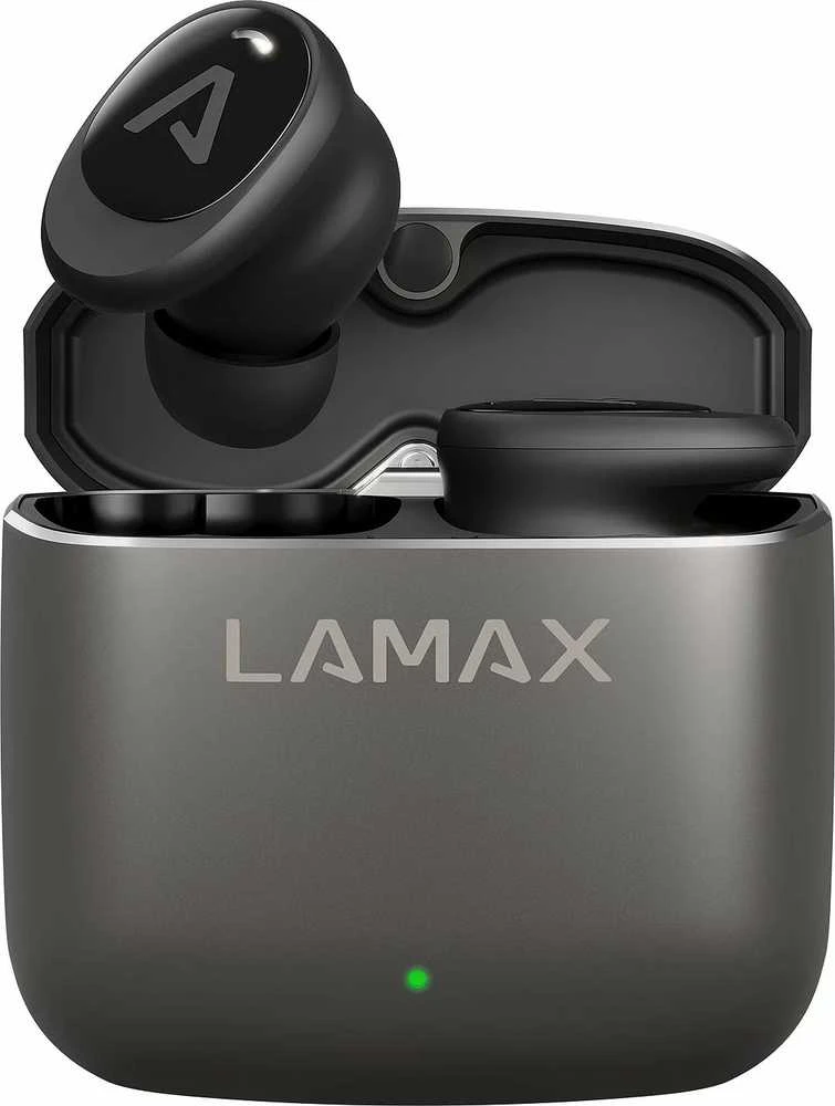 LAMAX SteelDots3 ANC ausinės įkrovimo dėkle
