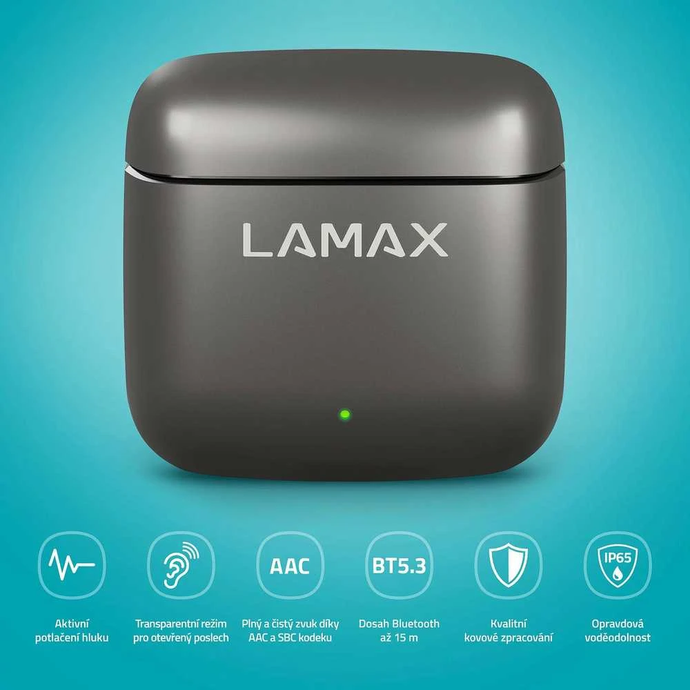 Ausinės LAMAX SteelDots3 ANC