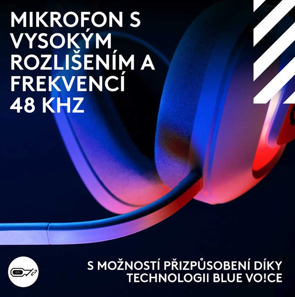 Logitech G Astro A20 ausinių mikrofonas su Blue VO!CE technologija