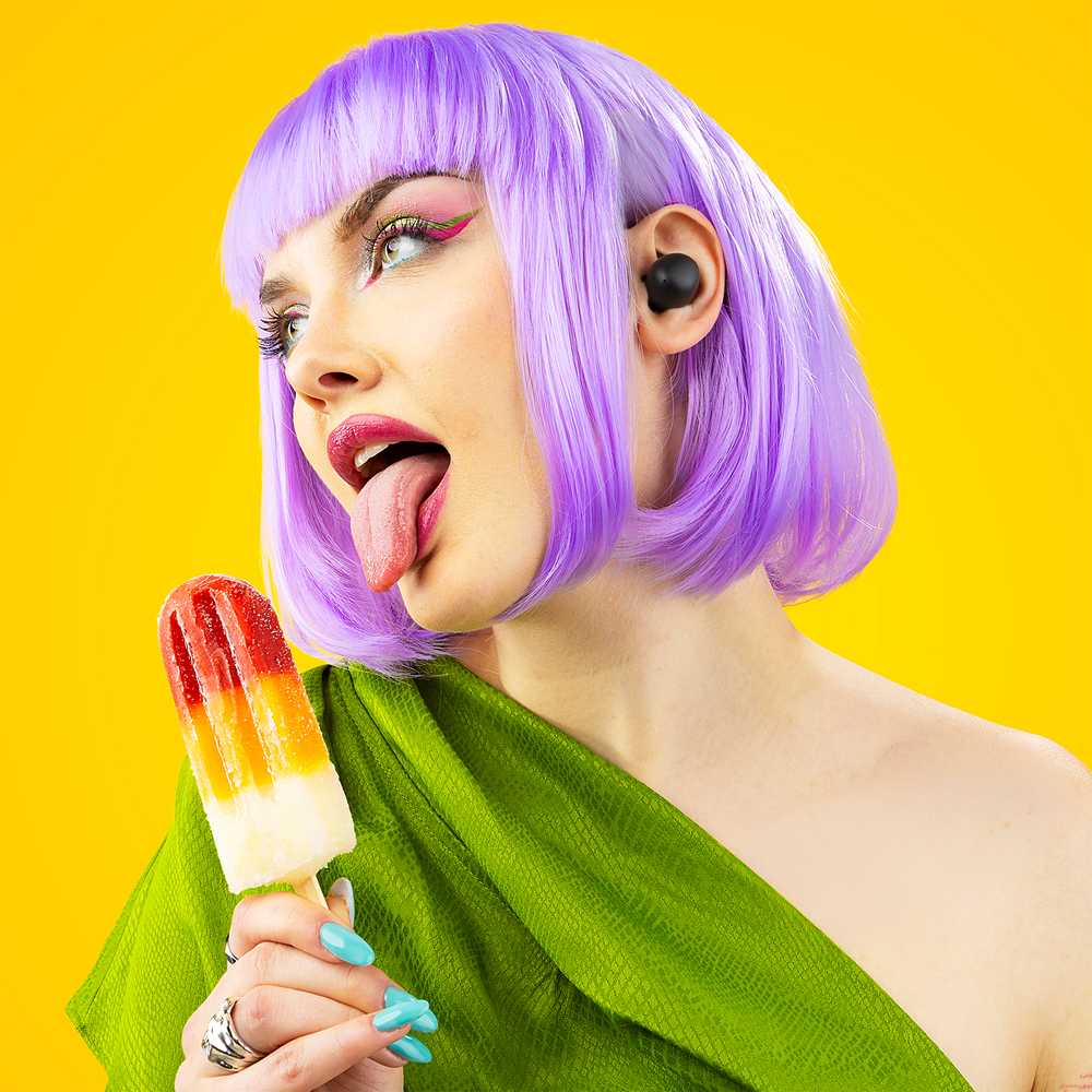 Ausinės Niceboy Niceboy Ausinės Douszne Podsie 4 POP Sakura Rožinė Rožinė Bluetooth 6 AAC