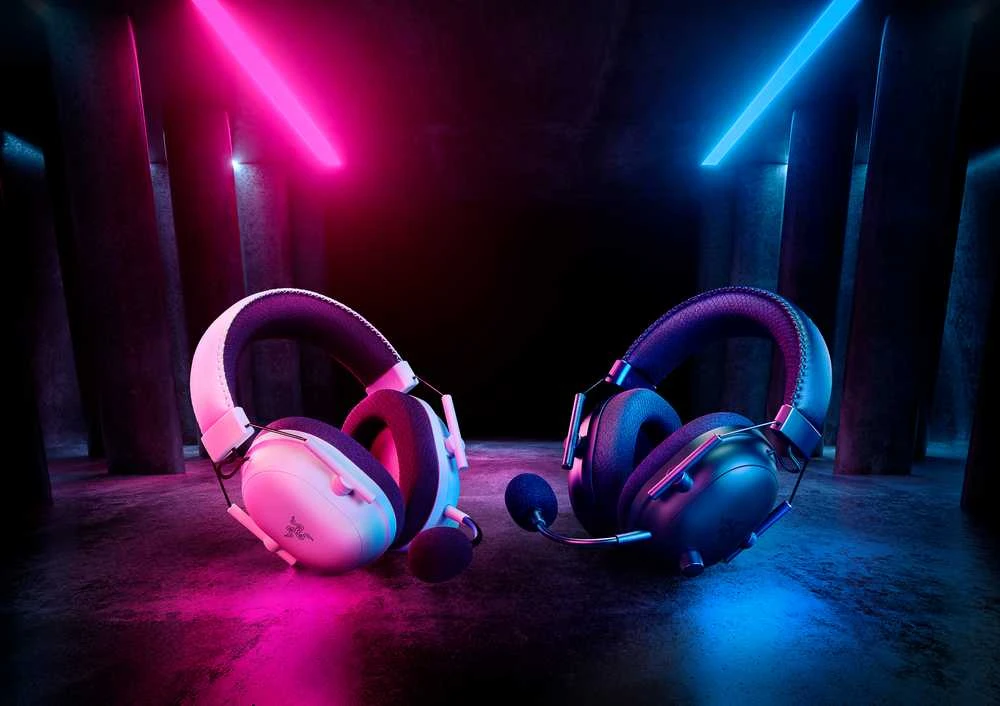 Esports THX Spatial Audio Belaidės Žaidimų Ausinės Razer BlackShark V2 Pro, Baltos