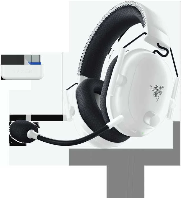 Ausinės RazerBlackShark V2 Pro skirta PlayStation | Belaidės | Over-Ear | Mikrofonas | Noise canceling | Baltos