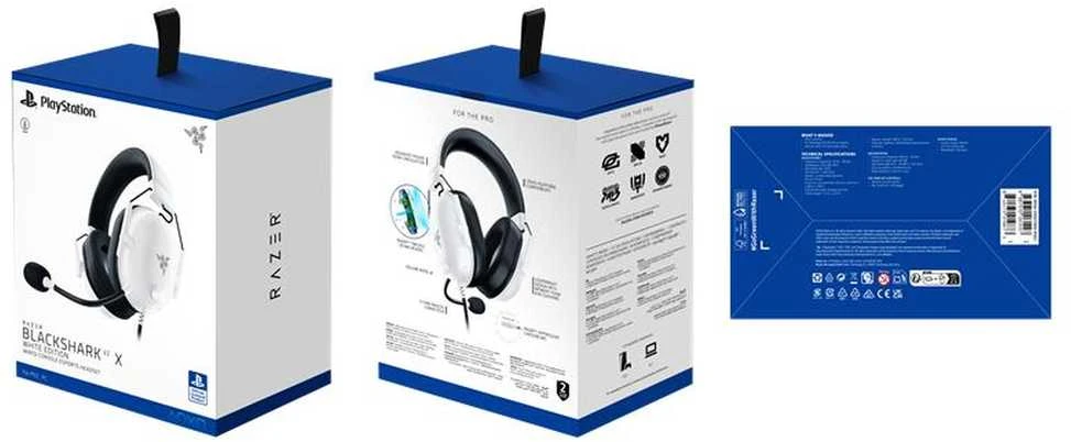 Razer BlackShark V2 X PlayStation , Gaming-Ausinės - baltas