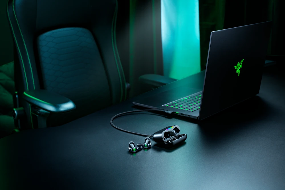 Ausinės Razer Belaidės Gaming Earbuds | Hammerhead V3 HyperSpeed | Noise canceling | Belaidės