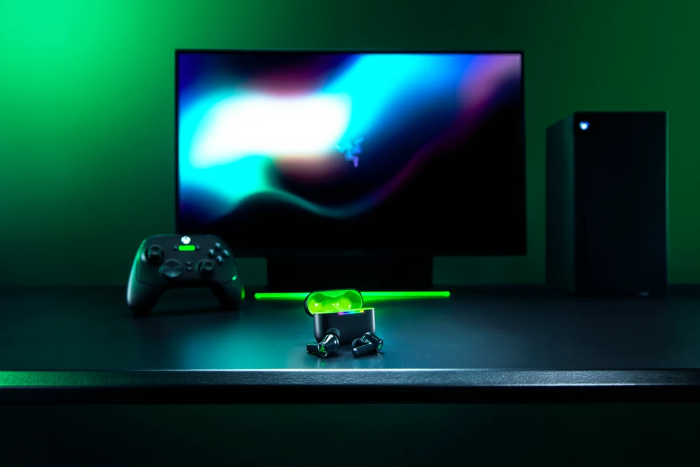 Ausinės Razer Hammerhead V3 X HyperSpeed skirta XBOX, belaidės, ANC – juodas