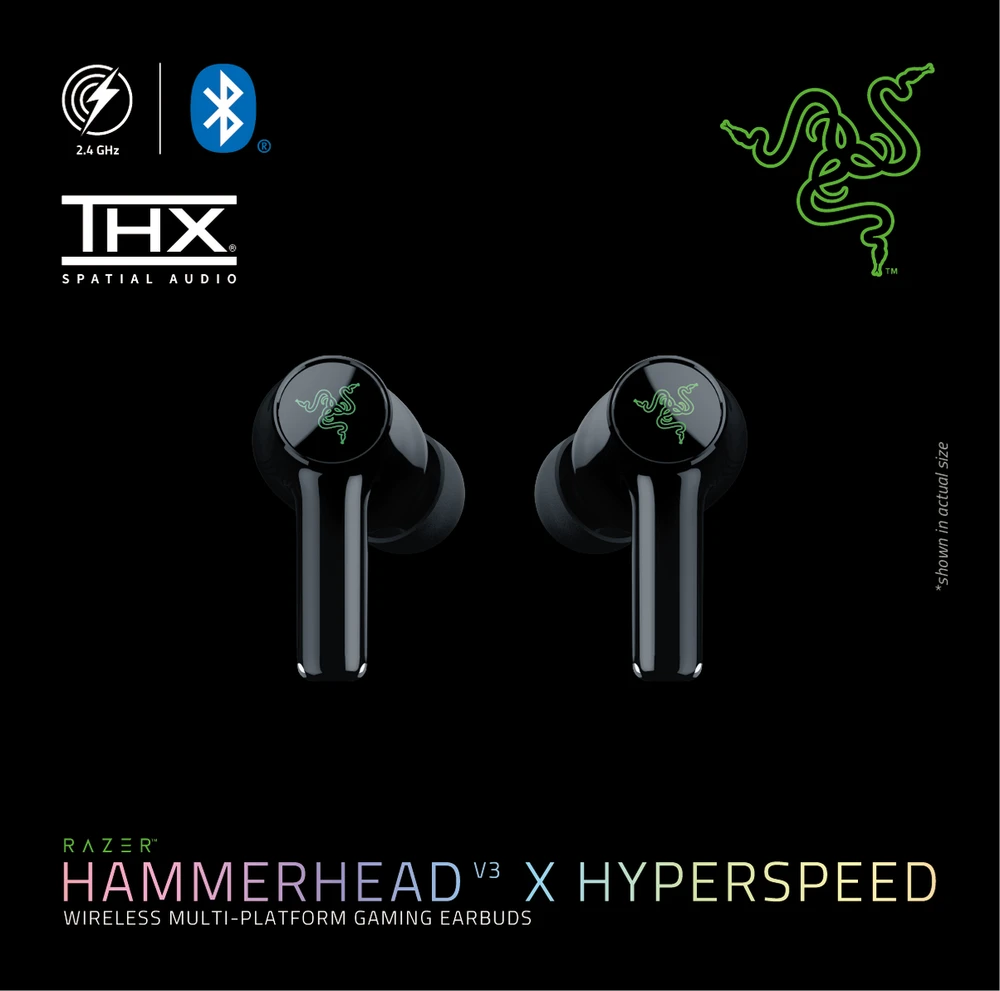 Ausinės Razer Belaidės Gaming Earbuds | Hammerhead V3 X HyperSpeed | Belaidės