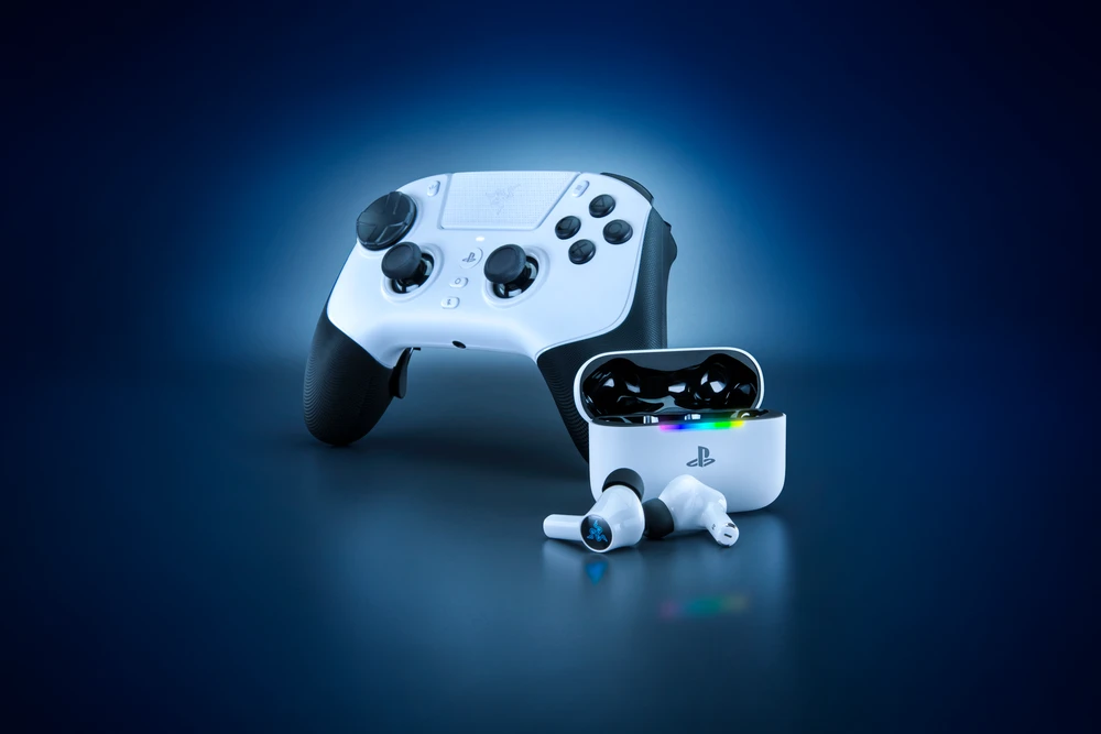 Ausinės Razer Hammerhead V3 X HyperSpeed skirta PlayStation, belaidės, ANC – juodas